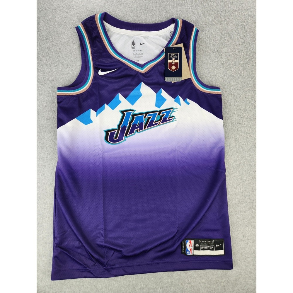 NEW Utah Jazz Nike Classic Edition Swingman Basketball Jersey Mountain Sz‎ Small